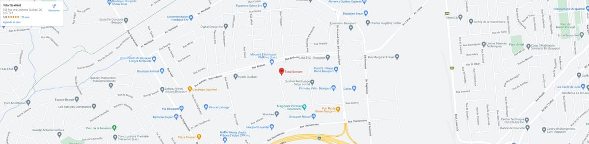 Carte Total Scellant – Québec